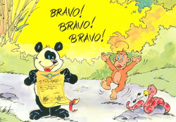 panda couleur